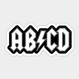 ABCD Sticker